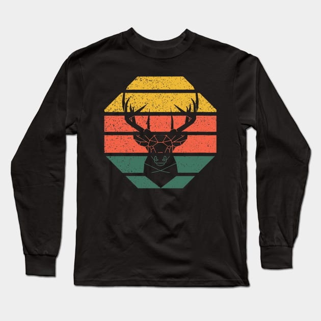 Deer vintage Long Sleeve T-Shirt by Hloosh